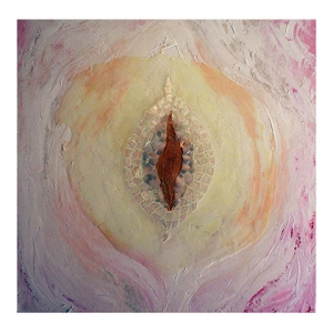 divine source air oil & mixed media 40 x 40 cm £295 sold