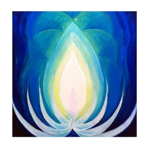 divine source intuition oil & mixed media 40 x 40 cm £295 sold