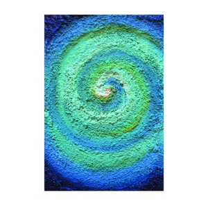 spirals february oil & mixed media 12 cm x 18 cm £50 sold