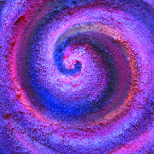 spirals november oil & mixed media 12 cm x 18 cm £50 sold